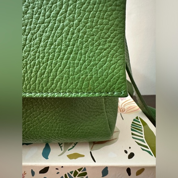 Authentic Versace Collection Convertible Green Leather Bag with Gold Hardware - Picture 16 of 16